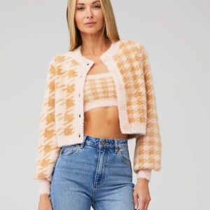 For Love & Lemons Cher Cardigan Set